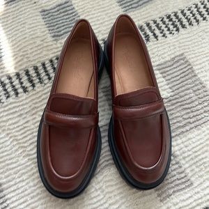 Madewell Bradley Lugsole Loafer in Cherrywood